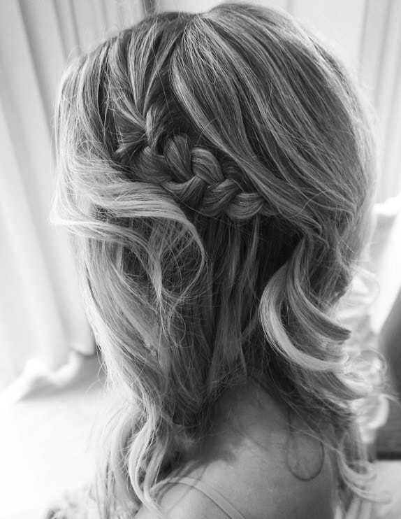 braided bridesmaid hair styles